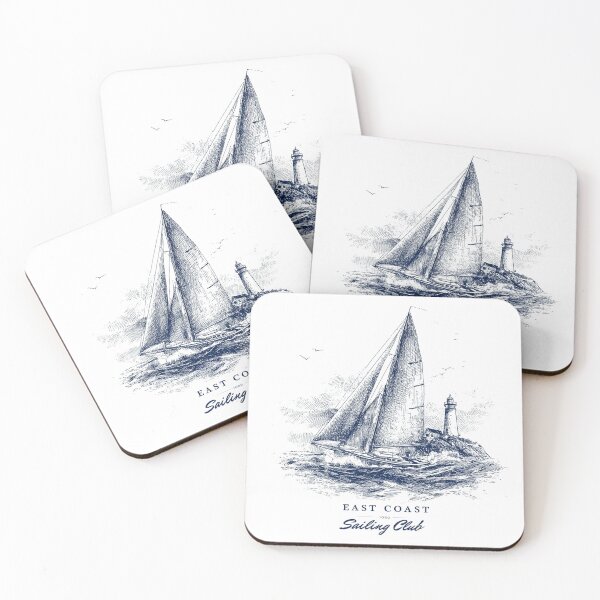 Item preview, East Coast Sailing Club designed and sold by TheEmptyBottleStudio.