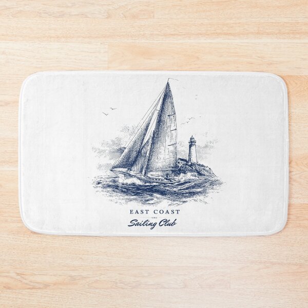Item preview, East Coast Sailing Club designed and sold by TheEmptyBottleStudio.