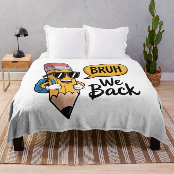 Item preview, Pencil Bruh We Back First Day Of School designed and sold by brynatshop.