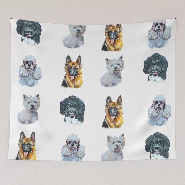 Item preview, Dog pattern 1 designed and sold by Rhia4rt.