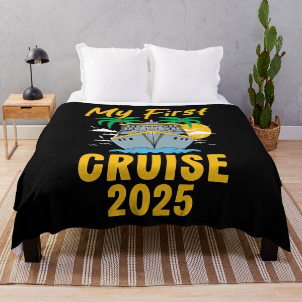 Item preview, My First Cruise 2025 Tropical Cruise Ship Vacation  designed and sold by Dmetalx Art Apparel.