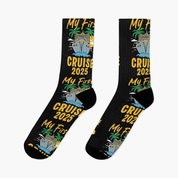 Item preview, My First Cruise 2025 Tropical Cruise Ship Vacation  designed and sold by Dmetalx Art Apparel.