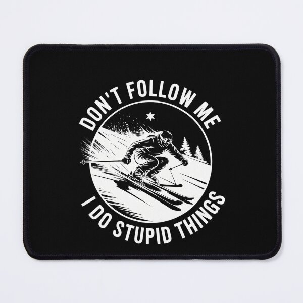 Item preview, Dont Follow Me Skiing Winter Sport Downhill Ski designed and sold by DeadlockCrew.