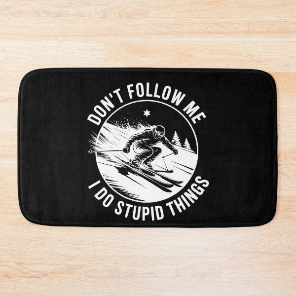 Item preview, Dont Follow Me Skiing Winter Sport Downhill Ski designed and sold by DeadlockCrew.