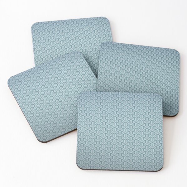 Item preview, geometric pattern blue designed and sold by PatilRohan.