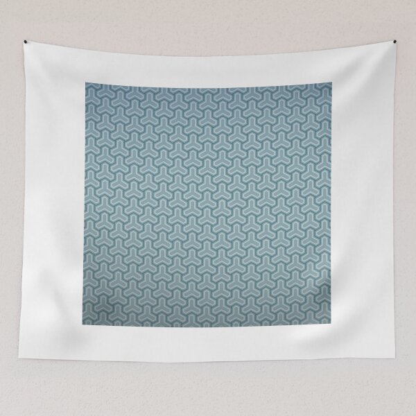 Item preview, geometric pattern blue designed and sold by PatilRohan.