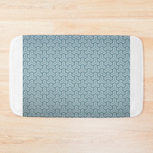 Item preview, geometric pattern blue designed and sold by PatilRohan.