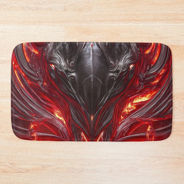 Item preview, Giant Animal Dark Metallic Demon Awakens Before Brave Hero in Flaming Abyss designed and sold by mildaclairmo.