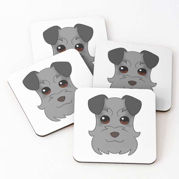Item preview, Grey Schnauzer Black Ears  designed and sold by OliRoseArt.