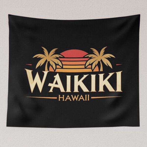 Item preview, Waikiki - Hawaii  designed and sold by GoodOldVintage.