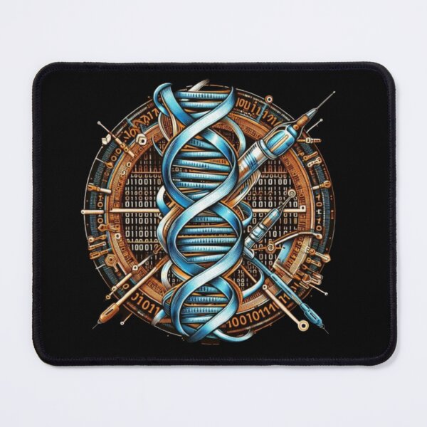 Item preview, Futuristic DNA Circuit – Cyber Genetic Engineering Art designed and sold by Mamokhy.
