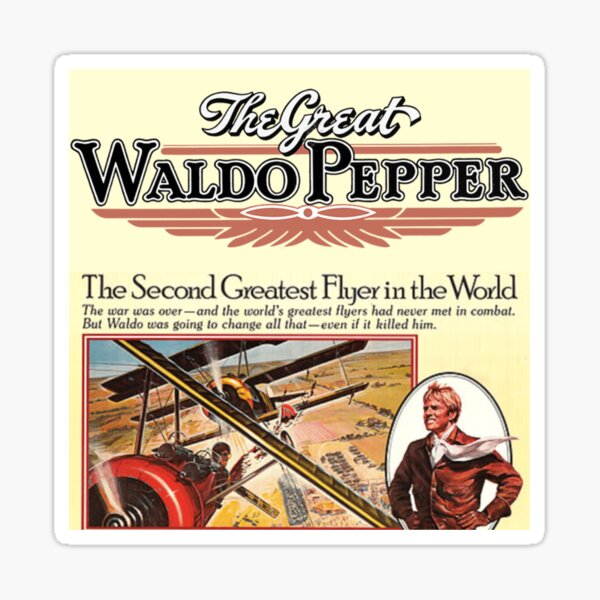 Item preview, The Great Waldo Pepper stunt pilot film 1980s designed and sold by PilotandPlane.