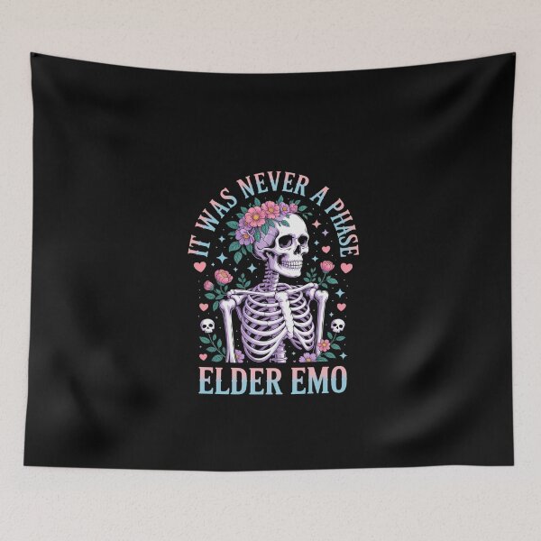 Item preview, Elder Emo Club Skeleton It Was Never A Phase designed and sold by DeadlockCrew.
