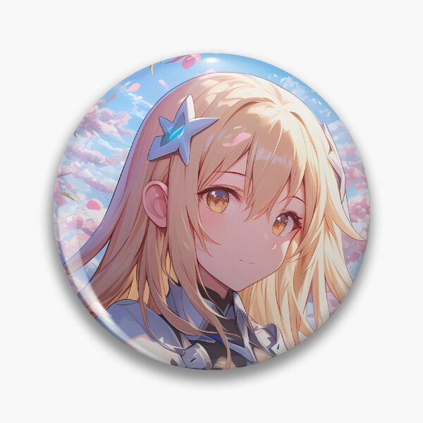 Item preview, Ais Wallenstein DanMachi Anime Swordwoman Tranquil Cherry Blossom Portrait designed and sold by mildaclairmo.