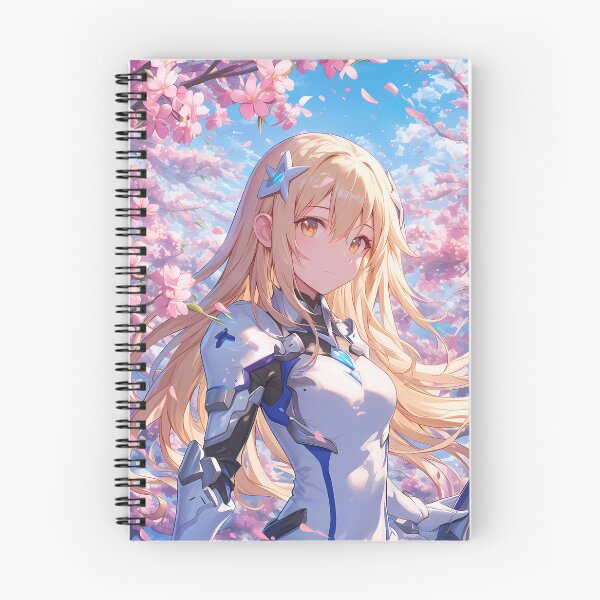 Item preview, Ais Wallenstein DanMachi Anime Swordwoman Tranquil Cherry Blossom Portrait designed and sold by mildaclairmo.
