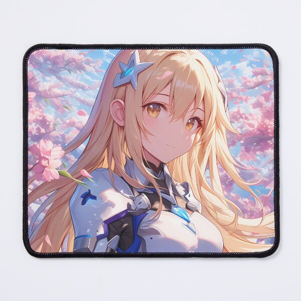 Item preview, Ais Wallenstein DanMachi Anime Swordwoman Tranquil Cherry Blossom Portrait designed and sold by mildaclairmo.