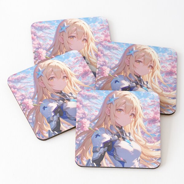 Item preview, Ais Wallenstein DanMachi Anime Swordwoman Tranquil Cherry Blossom Portrait designed and sold by mildaclairmo.