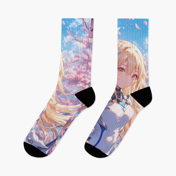 Item preview, Ais Wallenstein DanMachi Anime Swordwoman Tranquil Cherry Blossom Portrait designed and sold by mildaclairmo.