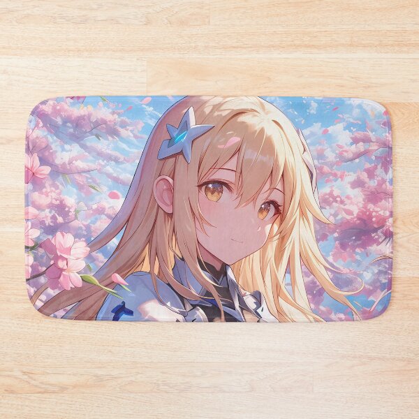 Item preview, Ais Wallenstein DanMachi Anime Swordwoman Tranquil Cherry Blossom Portrait designed and sold by mildaclairmo.
