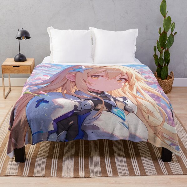 Item preview, Ais Wallenstein DanMachi Anime Swordwoman Tranquil Cherry Blossom Portrait designed and sold by mildaclairmo.