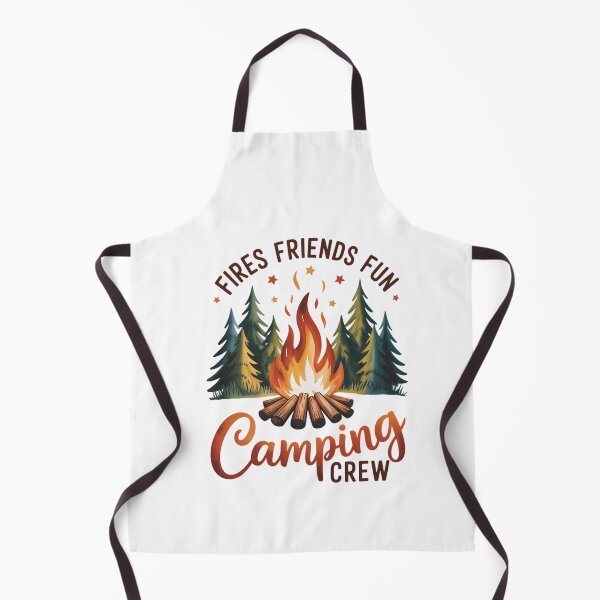 Item preview, Fires Friends Fun Camping Crew Summer Campfire Vacation designed and sold by DeadlockCrew.