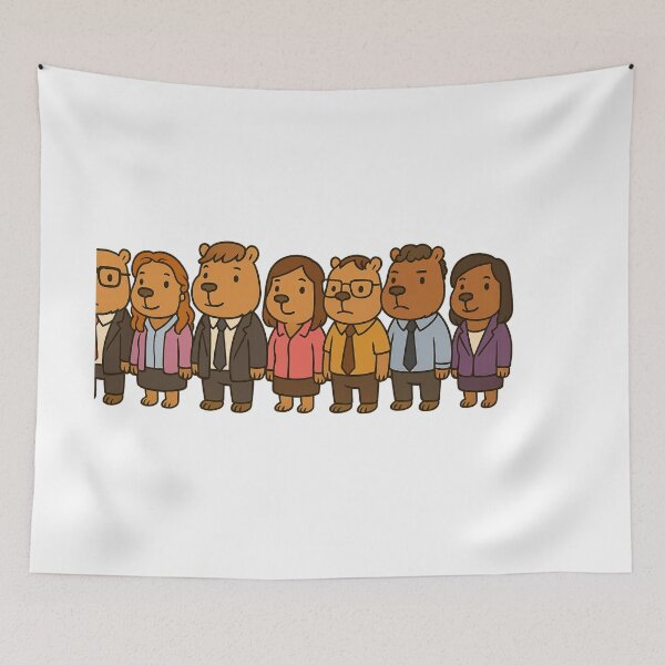 Item preview, Capybara Office Crew designed and sold by Capybarastore_77.