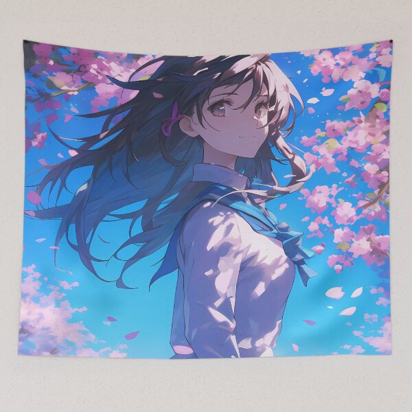 Item preview, Yukina Himeragi Strike the Blood Anime Warrior Cherry Blossom designed and sold by mildaclairmo.