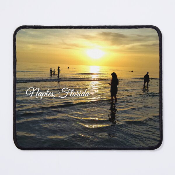 Item preview, Beach at Naples Florida, Beautiful Sunset designed and sold by NahyArt.