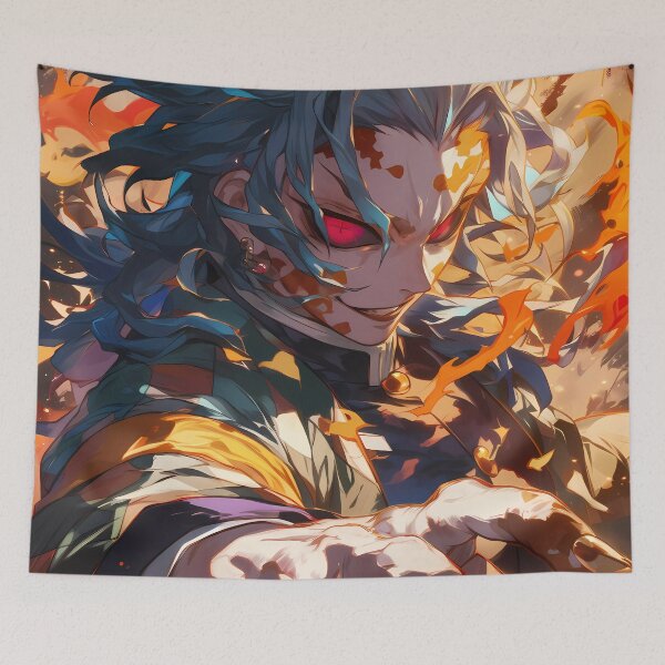 Item preview, Tengen Uzui Demon Slayer Anime Fiery Hashira Performance designed and sold by mildaclairmo.