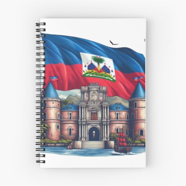Item preview, Haiti Royal Castle & Flag – Haitian Heritage and Pride Art designed and sold by Mamokhy.