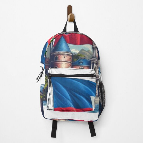 Item preview, Haiti Royal Castle & Flag – Haitian Heritage and Pride Art designed and sold by Mamokhy.