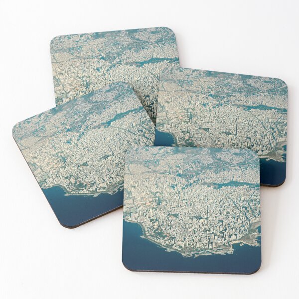 Item preview, Aerial Panoramic view of Beirut, Lebanon designed and sold by dkaranouh.