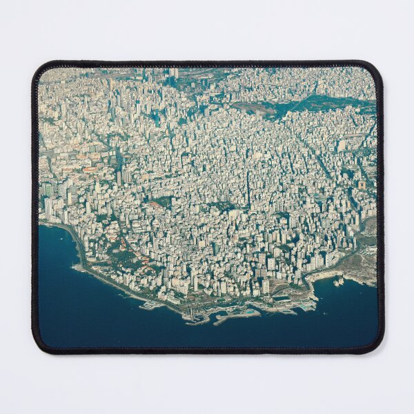 Item preview, Aerial Panoramic view of Beirut, Lebanon designed and sold by dkaranouh.