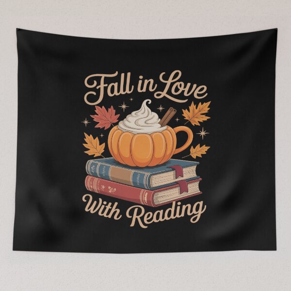 Item preview, Fall In Love With Reading Autumn Librarian Cute Book Lover designed and sold by brynatshop.
