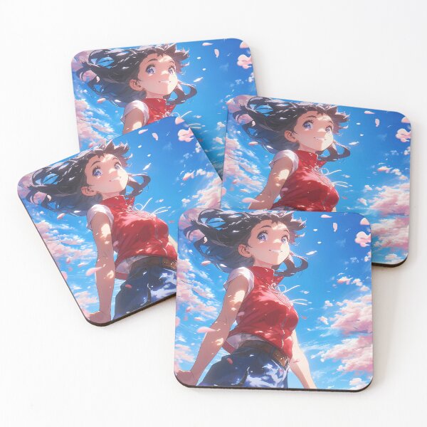 Item preview, Hina Amano Weathering With You Anime Sakura Sky Dreamscape designed and sold by mildaclairmo.