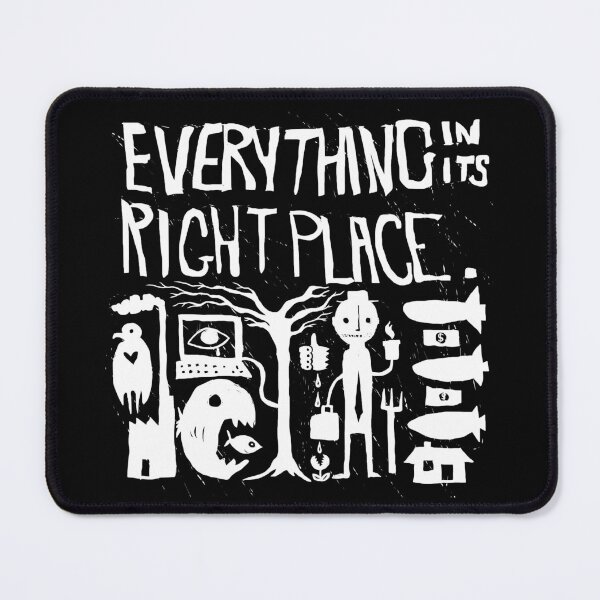 Item preview, Radiohead - Everything in its Right Place - Illustrated lyrics - Inverted designed and sold by bangart.