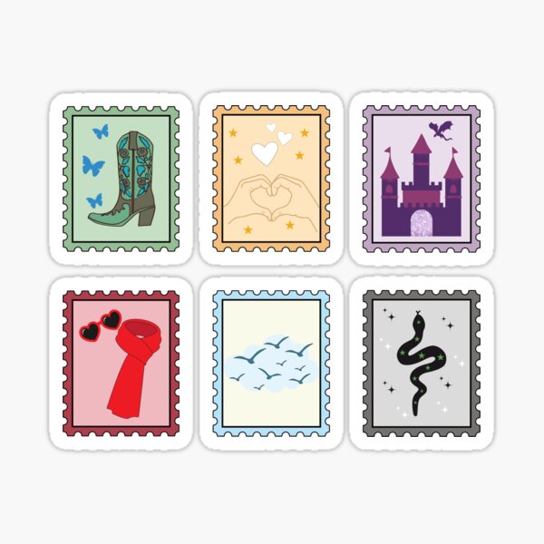 Item preview, Taylor Album Stamp Set A designed and sold by BySami246.