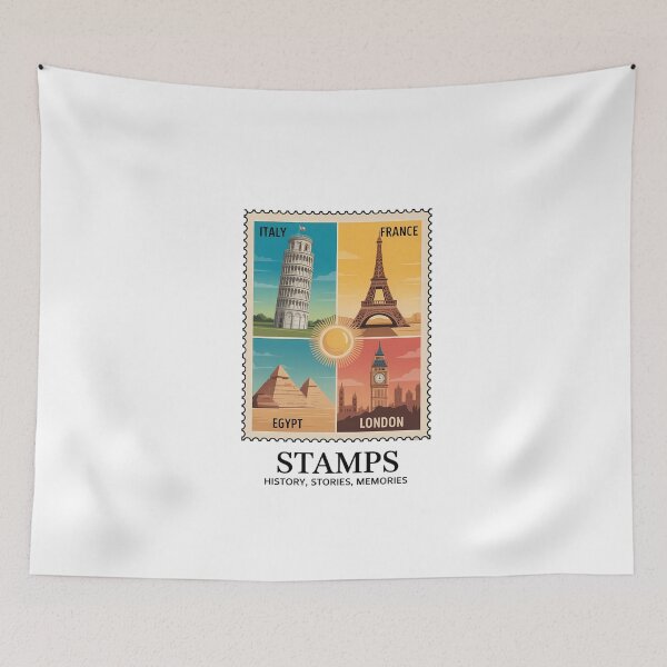 Item preview, Eiffel Tower Leaning Tower of Pisa Pyramid Clock Tower designed and sold by DeadlockCrew.