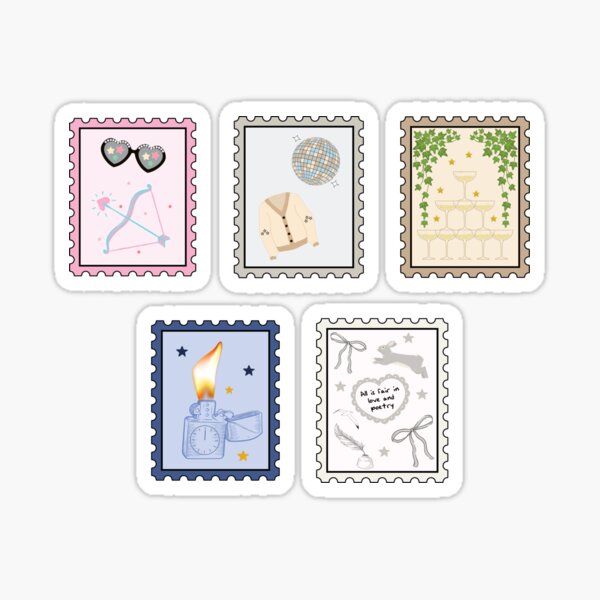 Item preview, Taylor Album Stamp Set B designed and sold by BySami246.