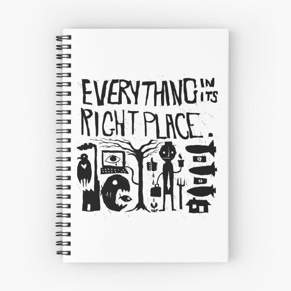 Item preview, Radiohead - Everything in its Right Place - Illustrated lyrics designed and sold by bangart.