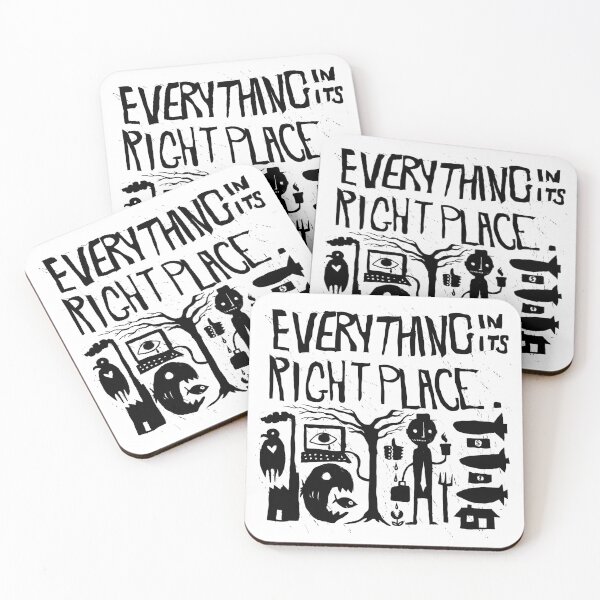 Item preview, Radiohead - Everything in its Right Place - Illustrated lyrics designed and sold by bangart.
