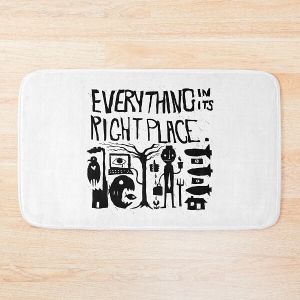 Item preview, Radiohead - Everything in its Right Place - Illustrated lyrics designed and sold by bangart.
