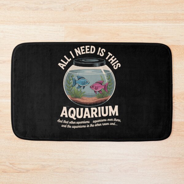 Item preview, Funny All I Need Is This Aquarium Fish Tank Aquascape designed and sold by savrmiller.