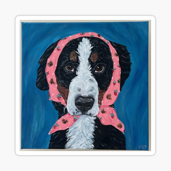 Item preview, Bernese Mountain Dog Babushka designed and sold by Mollyo26.