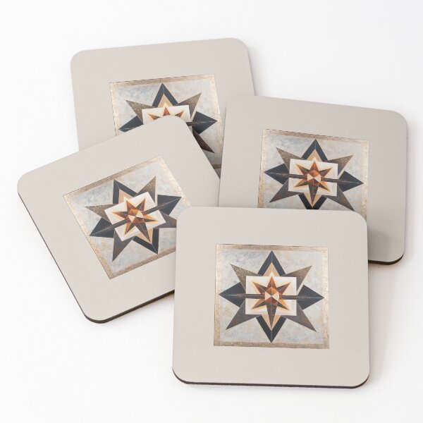 Item preview, Sacred Geometric Star Mandala - Earth Tones Merkaba designed and sold by Yogabyadeola.