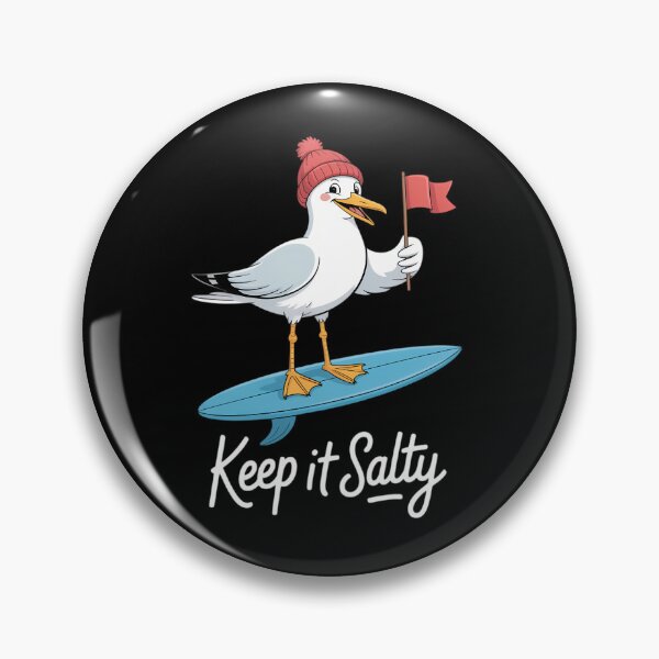 Artikelvorschau, Lustige Keep it Salty Seagull entworfen und verkauft von savrmiller.