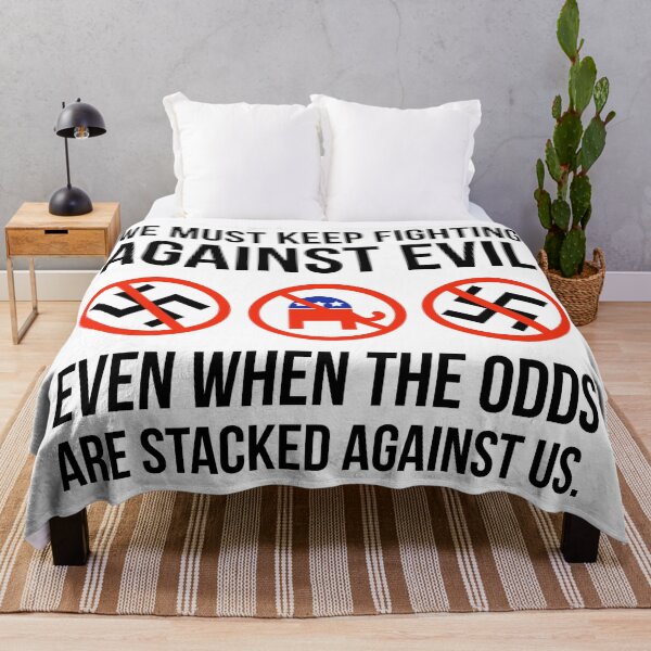 Item preview, We must keep fighting against evil designed and sold by Rachel the Artist .