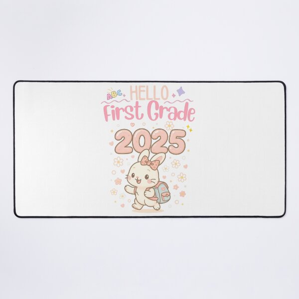 Item preview, Hello First Grade 2025 Funny Rabbit Bunny Lover Kids, Teacher designed and sold by thebest-2studio.