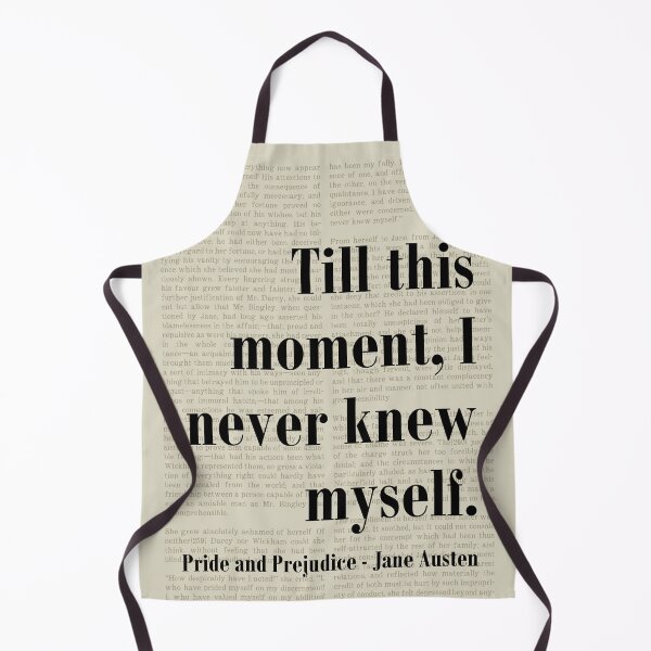 Item preview, Knew Myself Pride and Prejudice Jane Austen Quote designed and sold by kakarikihill.