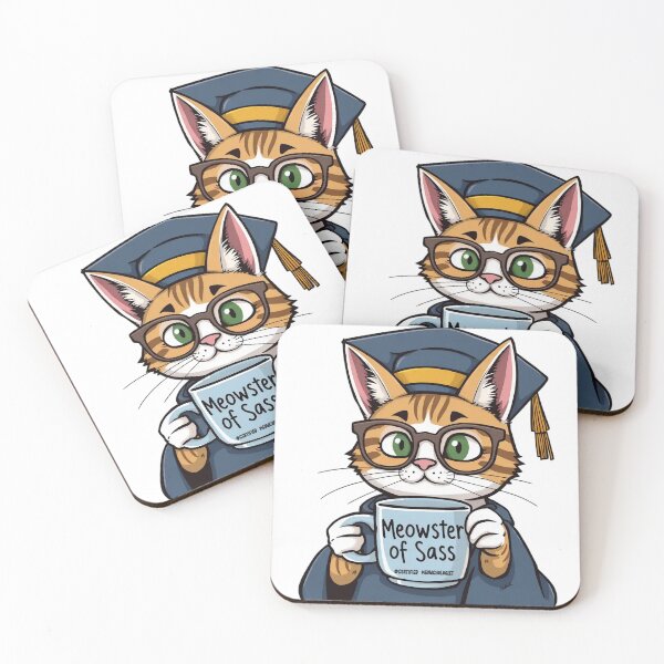 Item preview, Certified Meowchologist – Feline Degrees of Sass v1 designed and sold by KriticalDesigns.